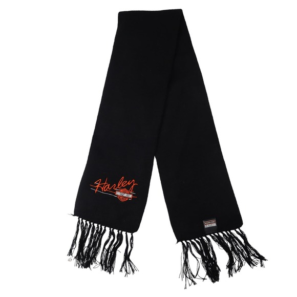 Vintage Harley Davidson Script Spellout Scarf - Picture 1 of 5